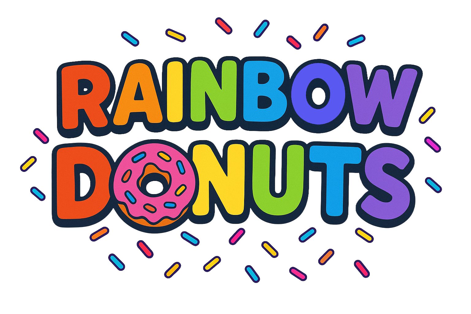 Rainbow Donuts
