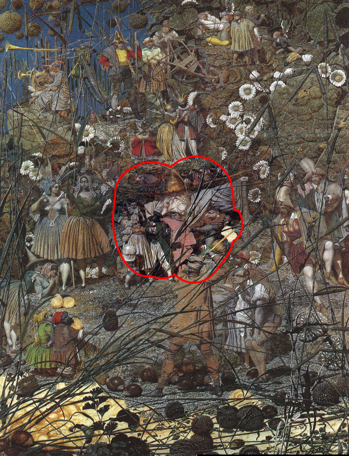 Ape overlaying man's profile